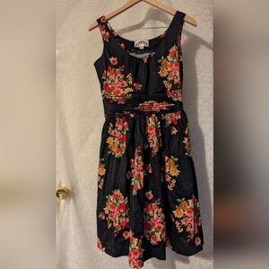Ruby Belle Sz.4 Floral‎ Print Sleeveless Dress